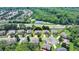 View of the home's location in a beautiful neighborhood, surrounded by mature trees and beautiful homes at 5485 Sandstone Ct, Cumming, GA 30040