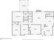 Main level floorplan featuring the bedrooms, kitchen, dining, and living room layouts at 350 Lamplighter Se Ln, Marietta, GA 30067
