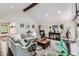 Bright living room with vaulted ceiling, stylish decor, and hardwood floors at 350 Lamplighter Se Ln, Marietta, GA 30067