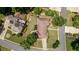 Aerial view of the neighborhood highlighting the lush landscaping and well-maintained lawns at 4063 Penhurst Dr, Marietta, GA 30062