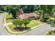 An elevated view showcasing a well-maintained lawn, mature trees, and established landscaping at 4063 Penhurst Dr, Marietta, GA 30062