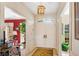 Bright foyer features tile floors, elegant lighting, and double door entrance, creating an inviting space at 4063 Penhurst Dr, Marietta, GA 30062