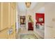 Bright foyer features tile floors, elegant lighting, and views to the living areas, creating an inviting entrance at 4063 Penhurst Dr, Marietta, GA 30062