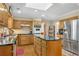 Spacious kitchen with an island, stainless steel appliances, and ample cabinet space at 4063 Penhurst Dr, Marietta, GA 30062
