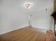 Bright living room with wood flooring and a decorative ceiling fan at 4601 Lindsey Dr, Powder Springs, GA 30127