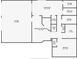 Floor plan showing the layout of the garage, game room, storage, bathroom, utilities, gym, and bedroom at 120 Timbervalley Ln, Lawrenceville, GA 30043