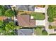 Aerial view of single-Gathering homes with well-maintained lawns and mature trees at 3278 Shakerley Park, Douglasville, GA 30135