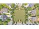 Expansive aerial view showcasing the meticulous landscaping and community green space at 3278 Shakerley Park, Douglasville, GA 30135