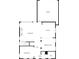 Detailed first floor plan showing layout of kitchen, living room, dining and garage at 3278 Shakerley Park, Douglasville, GA 30135