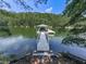 Lake dock ready for boats and water activities at 7560 Island Mill Rd, Acworth, GA 30102