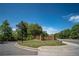 Street view of the neighborhood entrance sign. 'Country Place' at 31 Country Place Ct, Alpharetta, GA 30005