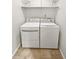 A dedicated laundry room with a modern washer and dryer for easy and convenient laundry days at 501 Vicksburg Pl, Atlanta, GA 30350