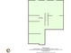 Basement floor plan with dimensions noted at 521 Andes Ln, Canton, GA 30114