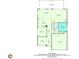 First floor layout showing living room, kitchen, dining, and garage at 521 Andes Ln, Canton, GA 30114
