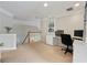 Loft area with built-in desk and shelving, perfect for a home office or study space at 801 Windsor Rdg, Canton, GA 30115