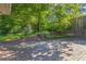 Charming brick patio with lush greenery providing a peaceful outdoor setting at 1646 Rainier Falls Ne Dr, Atlanta, GA 30329