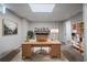 A cozy home office with a large desk, stylish decor, and ample storage space at 1658 Pine Glen Cir, Decatur, GA 30035