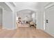 Inviting foyer with hardwood floors leading to playroom area at 1691 Holcomb Lake Rd, Marietta, GA 30062
