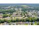 Expansive aerial view of a neighborhood featuring well-maintained homes, lush greenery, and a tranquil environment at 176 Oak Green Dr, Lawrenceville, GA 30044