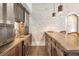 Close up on bar area with stone counter tops and seating at 4317 Oglethorpe Nw Loop, Acworth, GA 30101