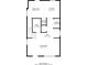 Detailed floorplan showcasing the layout of the first level, including living room and kitchen at 639 Ira Sw St, Atlanta, GA 30312