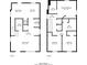 Two-story floorplan displays dimensions of all rooms at 639 Ira Sw St, Atlanta, GA 30312