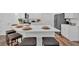 Modern kitchen with a center island, stainless steel appliances, and sleek countertops at 2703 Jordan Ln, Lithia Springs, GA 30122
