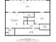 Detailed floor plan showcasing the room dimensions of basement level including a bath, storage, and rec room at 3122 Harmony Rd, Temple, GA 30179