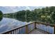 Scenic lake view from a deck featuring calm waters and lush trees in the background at 4138 Glenlake Nw Ter, Kennesaw, GA 30144