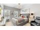 Charming bedroom with neutral gray tones and luxury touches at 117 Via Roma, Woodstock, GA 30188