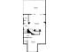 Third-floor plan highlighting a Gathering room, terrace, bedroom, baths, walk-in closet, and convenient elevator access at 117 Via Roma, Woodstock, GA 30188