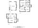Detailed floor plans of all three levels of the home at 8670 Brandon Hill Ln, Jonesboro, GA 30238