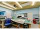 The work area is well lit and has many tables, shelves and storage at 220 Gamble Dr, Carrollton, GA 30116