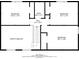 Upstairs floor plan showing bedrooms, bath, and closets at 4968 Windsor Downs Ln, Decatur, GA 30035