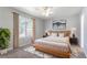 Serene primary bedroom offering soft carpet, neutral tones, and a window with natural lighting at 4968 Windsor Downs Ln, Decatur, GA 30035