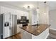Modern kitchen featuring stainless steel appliances and granite countertops at 898 Oak Sw St # 3228, Atlanta, GA 30310