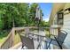 Cozy outdoor deck with patio furniture, perfect for relaxing and entertaining at 2706 Del Ridge Dr, Douglasville, GA 30135