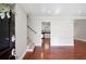 Inviting interior with hardwood floors and open access to the staircase at 2880 Brett Nw Cir, Acworth, GA 30101