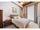 Airy main bedroom featuring an open loft with comfortable furnishings and decor at 650 Glen Iris Ne Dr # 26, Atlanta, GA 30308