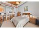 Comfortable bedroom features an open loft with wooden accents and exposed ceiling at 650 Glen Iris Ne Dr # 26, Atlanta, GA 30308
