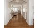 Hallway with hardwood floors leading to the living room at 730 Midway Ave, Canton, GA 30114