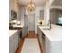 Stylish kitchen with stainless steel appliances and gray cabinets at 730 Midway Ave, Canton, GA 30114