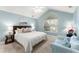 Light filled bedroom with vaulted ceiling and large window with bright sitting area at 5228 Stone Village Circle Northwest #14 Nw Cir # 14, Kennesaw, GA 30152