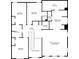 Second story layout showing bedrooms, primary bath, walk-in closets, and laundry room dimensions at 1405 Rainey Way, Hampton, GA 30228