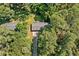 Expansive aerial shot showcasing the area's vast greenery and scattered infrastructure at 4235 Apache Se Dr, Acworth, GA 30102