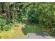 Aerial view of the expansive backyard with lush greenery at 4235 Apache Se Dr, Acworth, GA 30102