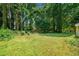 Spacious backyard offering greenery and seclusion at 4235 Apache Se Dr, Acworth, GA 30102