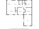 Layout of the living room, primary bedroom, dining area, and kitchen in this open floor plan at 4235 Apache Se Dr, Acworth, GA 30102