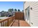 Spacious back deck offering nice views of the neighborhood at 5534 Radford Loop, Fairburn, GA 30213