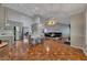 Spacious open-concept layout featuring a modern kitchen, cozy living area, and stylish dining space at 964 Natural Brook Trl, Lawrenceville, GA 30045